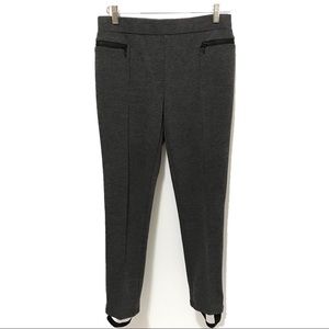 Soft Surroundings Stirrup Pants PS Black Leggings
